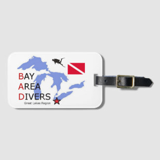 Bucht-Bereichs-Taucher-Great Lakes Region Gepäckanhänger