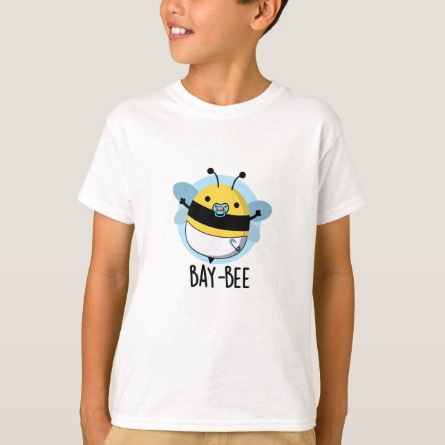 Bucht-Biene Funny Baby Bee Pun T-Shirt (Vorderseite)