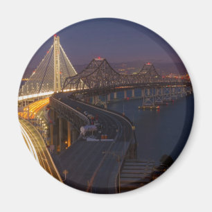 Bucht-Brücke zwei Brücken-Sans Francisco-Oakland Magnet