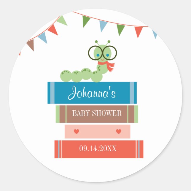 Bucht für Baby Shower Gevor Sticker (Vorderseite)