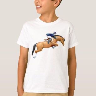 Bucht-Show-Pullover-Pferd scherzt T - Shirt