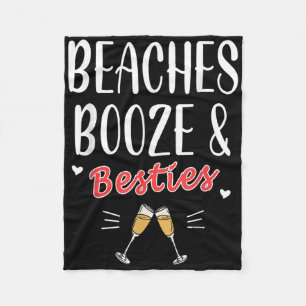 Bucht und Besties Bachelorette Beach Vacat Fleecedecke