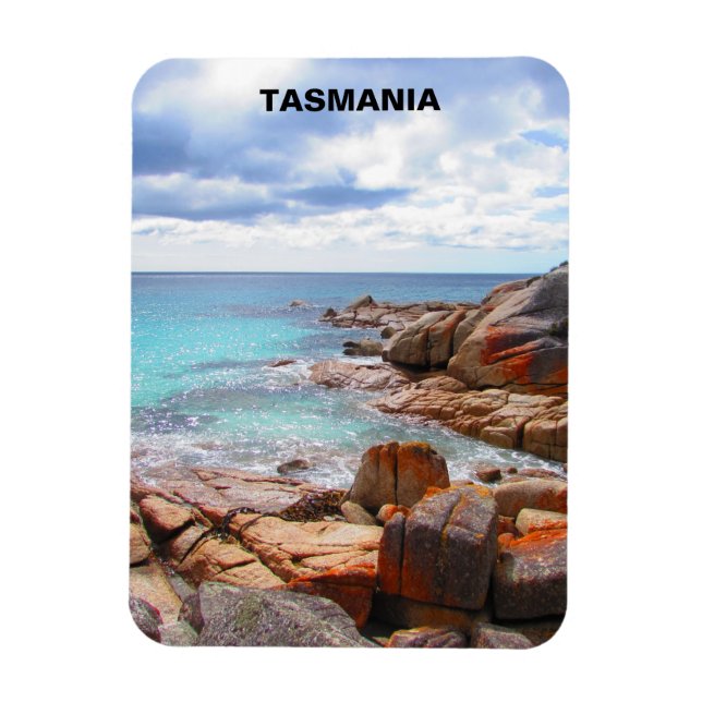 Bucht von Bränden, Tasmanien, Australien, Magnet (Vertikal)
