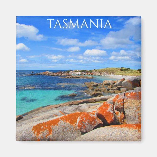 Bucht von Bränden, Tasmanien, Australien, Magnet (Vorne)