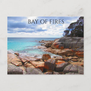 Bucht von Bränden, Tasmanien, Australien Postcard Postkarte