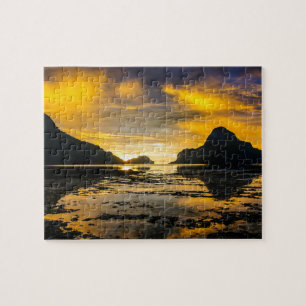Bucht von El Nido Sonnenuntergang