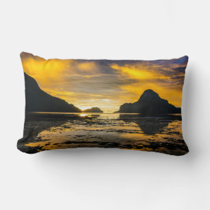 Bucht von El Nido Sonnenuntergang Lendenkissen