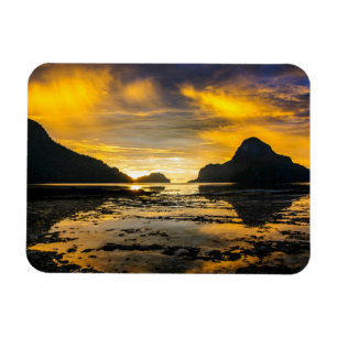 Bucht von El Nido Sonnenuntergang Magnet