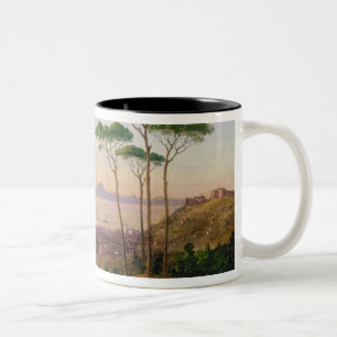 Bucht von Neapel Zweifarbige Tasse
