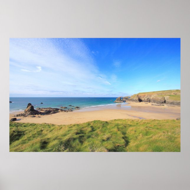 Bucht von Porthcothan Poster (Vorne)