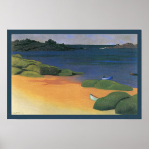 Bucht von Tregastel von Felix Vallotton, Fine Art Poster