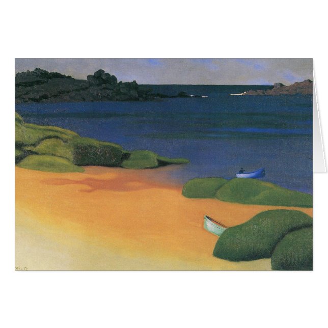 Bucht von Tregastel von Felix Vallotton, Kunst (Vorderseite (Horizontal))