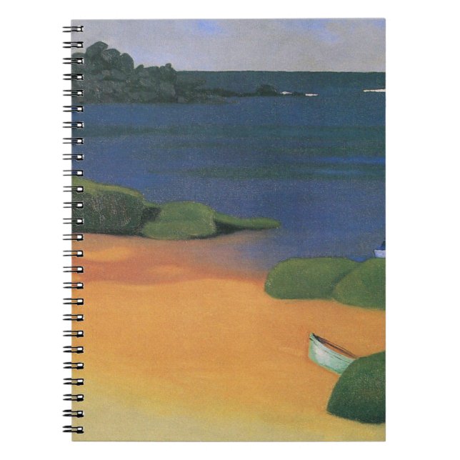 Bucht von Tregastel von Felix Vallotton, Kunst Notizblock (Vorderseite)