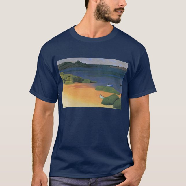 Bucht von Tregastel von Felix Vallotton, Kunst T-Shirt (Vorderseite)