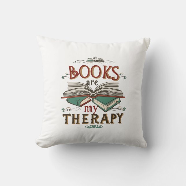 Buchtherapie Pillow Kissen (Vorderseite)