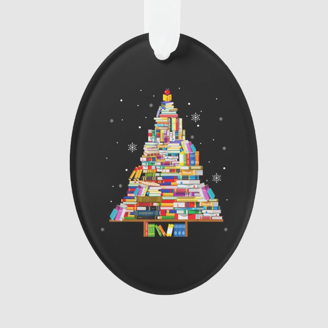 Buchtischler-Buchliebhaber xmas Ornament (Vorderseite)