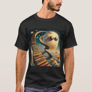 Buchtreppe â€“ Surreal Fantasie Himmel T-Shirt