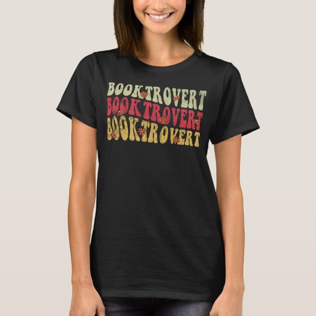 Buchtroverse Retro Reading Book T-Shirt (Vorderseite)