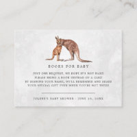 Buchungsanfrage| Australische Kangaroo Babydusche