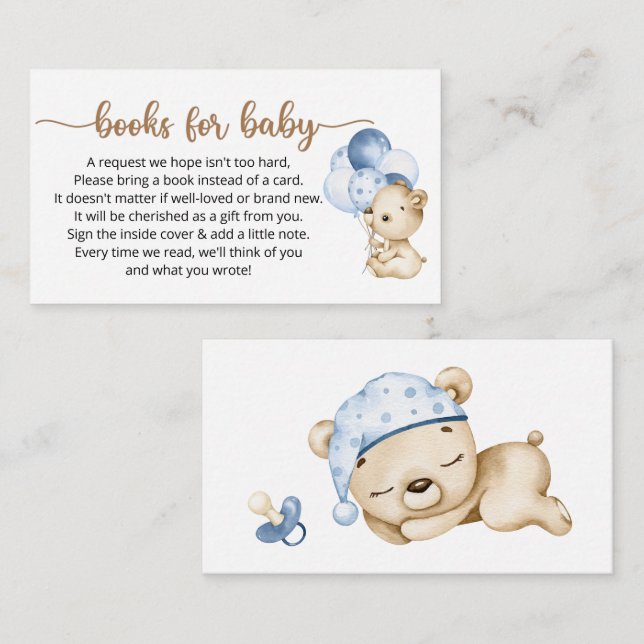 Buchungsanfrage für Babyduschenkarte Begleitkarte (Vorne/Hinten)