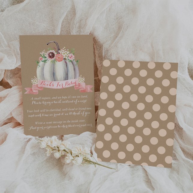 Buchungsanfrage für Fall Pumpkin, Bücher für Baby Begleitkarte (Von Creator hochgeladen)