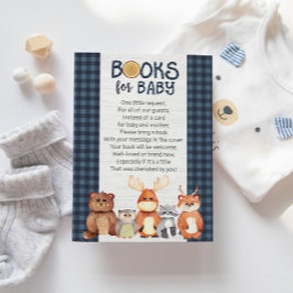 Buchungskarte für das Woodland, Kinderbücher Einladung