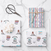 Buchverpackungspapierblätter