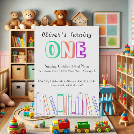 Buchvortrag Erster Geburtstag Einladung