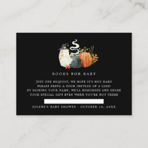 Buchwunsch Halloween-Geister-Baby-Party Begleitkarte