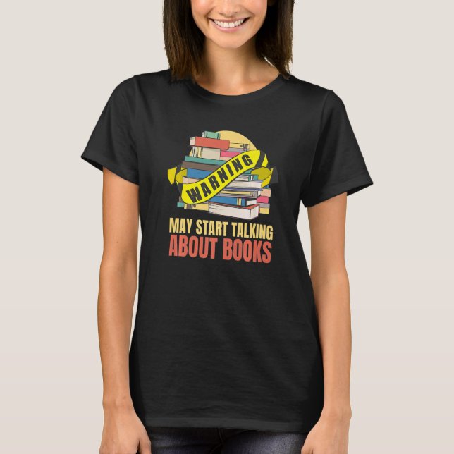 Buchwurm Bibliothekar T-Shirt (Vorderseite)