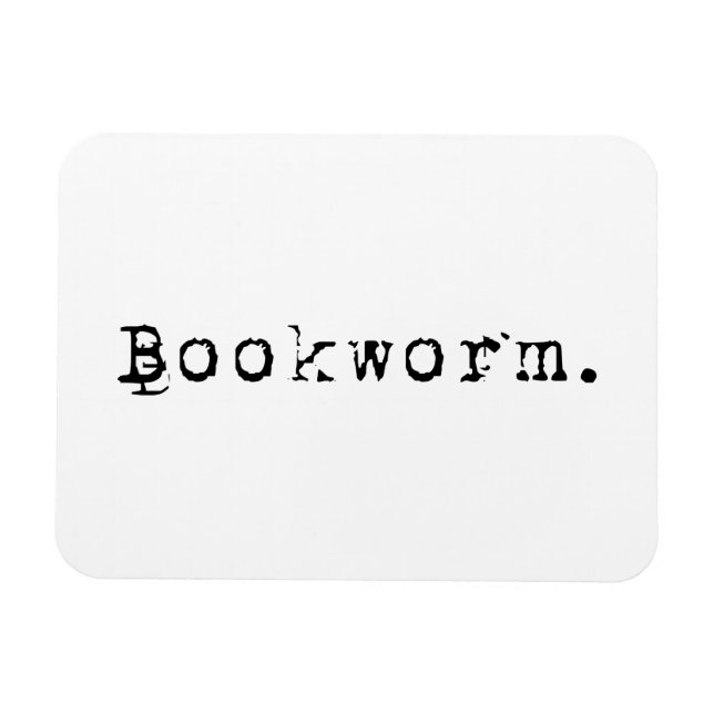 Buchwurm Magnet (Horizontal)