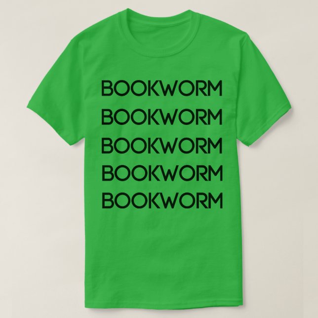 Buchwurm T-Shirt (Design vorne)