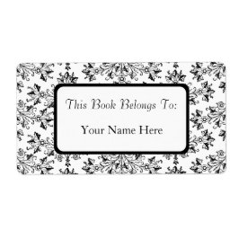 Buchzeichen für benutzerdefinierte Vintage florale