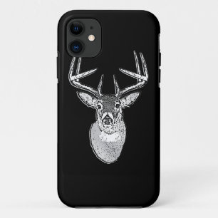 Buck auf Schwarz-weißen Schwanz Deer Case-Mate iPhone Hülle