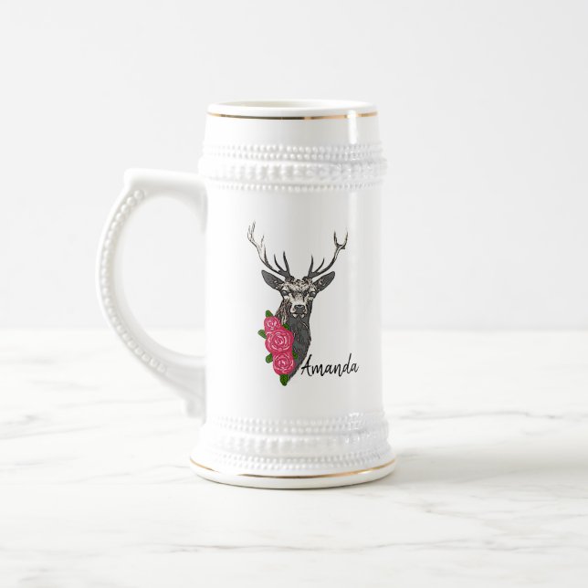 Buck & Buds BOHO Deer Bierglas (Links)