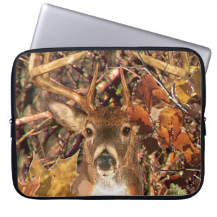 Buck Camouflage White Schwanz Deer Laptopschutzhülle