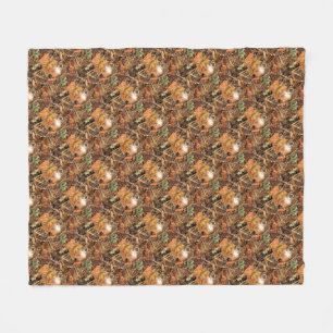 Buck Camouflage White Tail Deer Fleecedecke