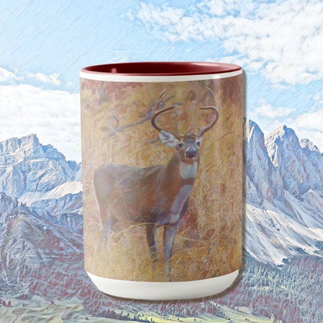 Buck Deer Nature Art Wild Animal Tasse Cup (Von Creator hochgeladen)