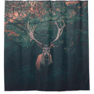 Buck Deer Wild Animal Duschvorhang