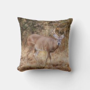 Buck Deer Wild Animal Texas Deer Art Pillow Kissen