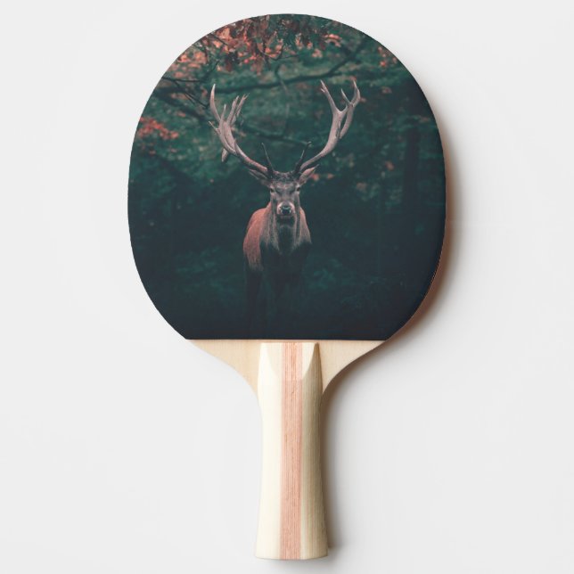 Buck Deer Wild Animal Tischtennis Schläger (Vorderseite)