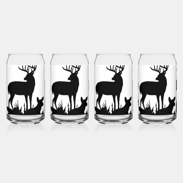 "Buck & Doe" Dosenglas (Vorderseite)