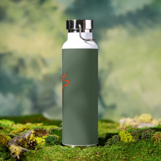 Buck Hunter Orange et Camo Green Bouteille d'eau