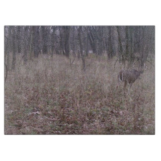 Buck in der Holzhaube Schneidebrett