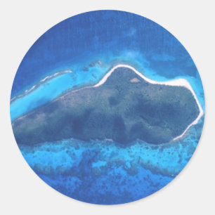 Buck Island National Reef Runder Aufkleber