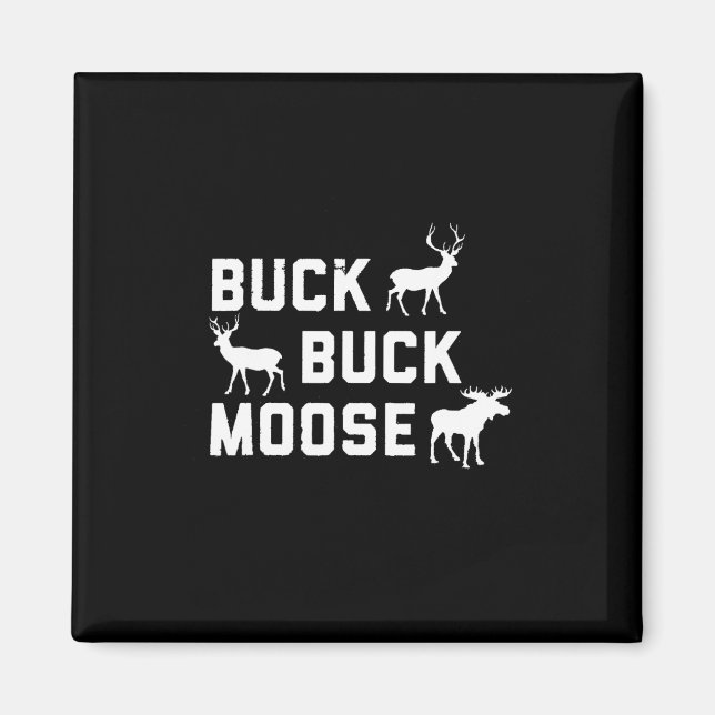 Buck Moose Funny Junting Saison Magnet (Vorne)