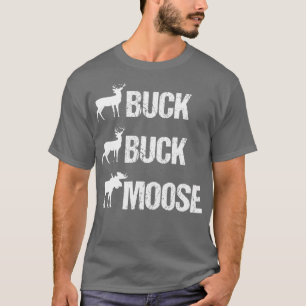 Buck Moose Funny Moose Buck Jagd T-Shirt