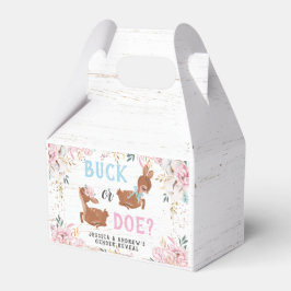 Buck oder Doe? Baby Shower Reveal Geschenkschachtel