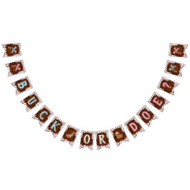 Buck oder Doe? Baby Shower Reveal Wimpelkette