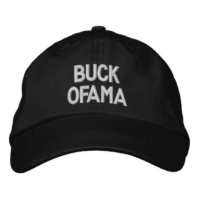 BUCK OFAMA BESTICKTE BASEBALLKAPPE (Vorderseite)